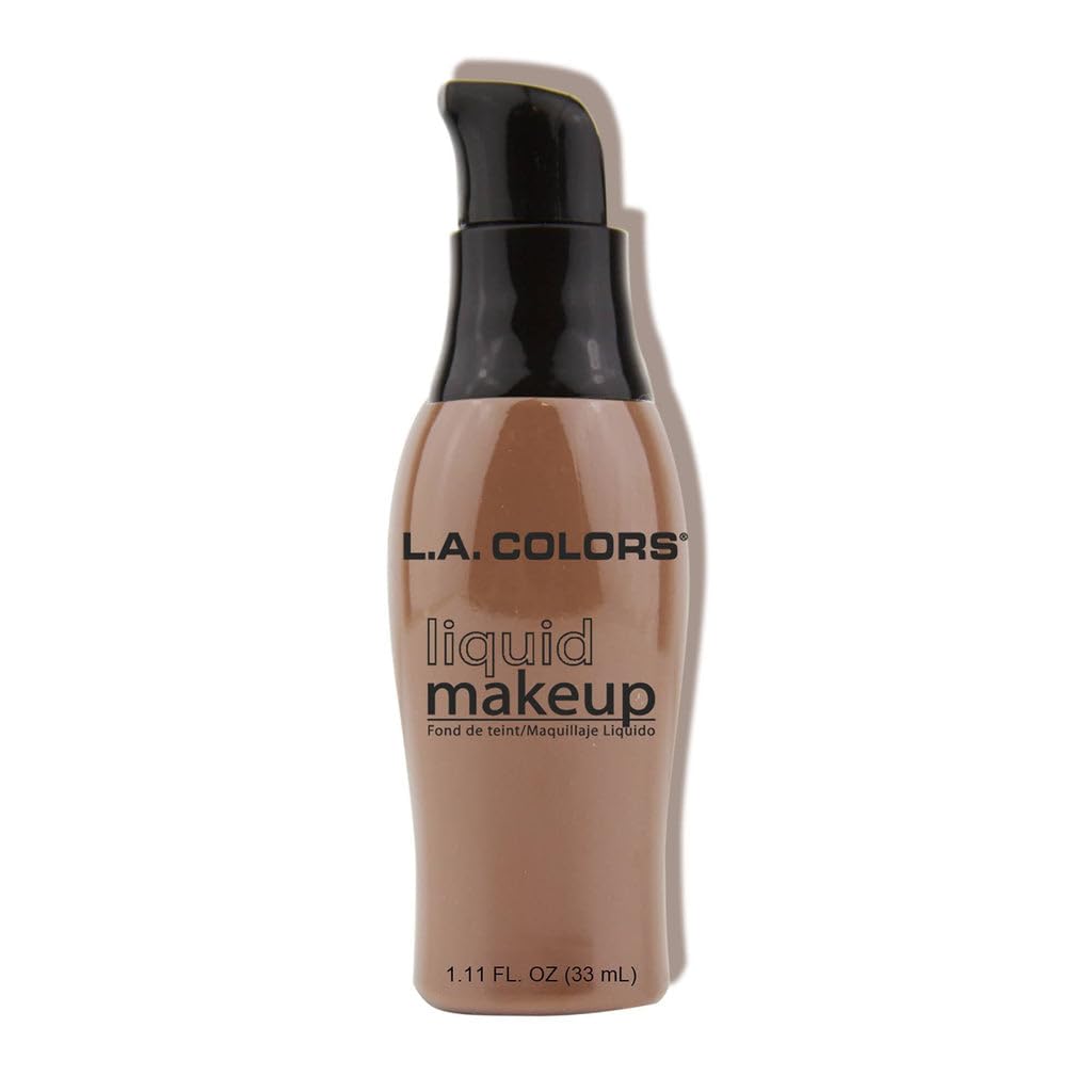 L.A. COLORS Pump Liquid Makeup, Black Walnut CLM288A