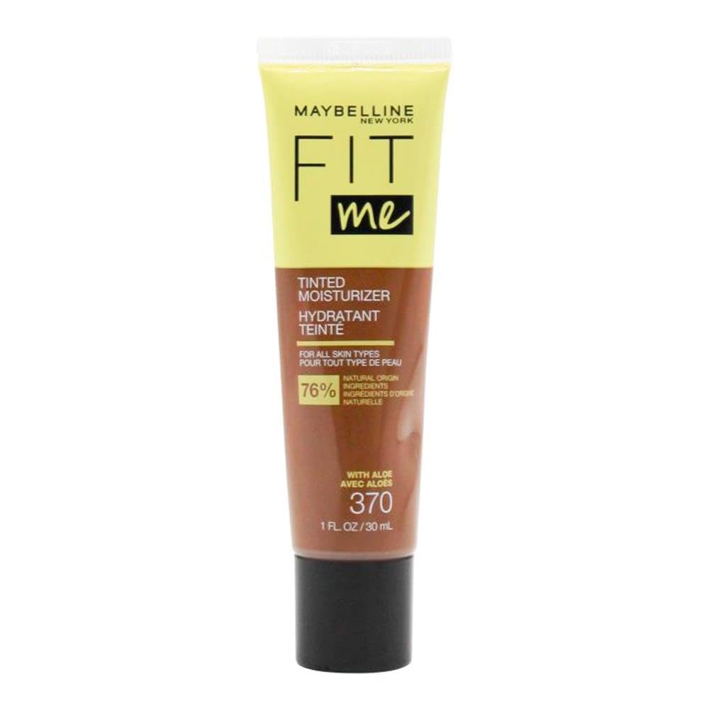Maybelline Fit Me Tinted Moisturizer, Natural Coverage, Face Makeup, 322, 1 Count