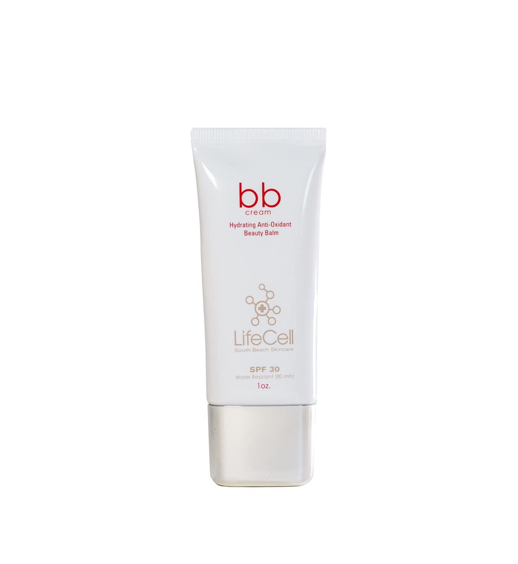 LifeCell SPF 30 Tinted Anti-Aging BB Cream – Medium Shade, 1oz, Hydrating
