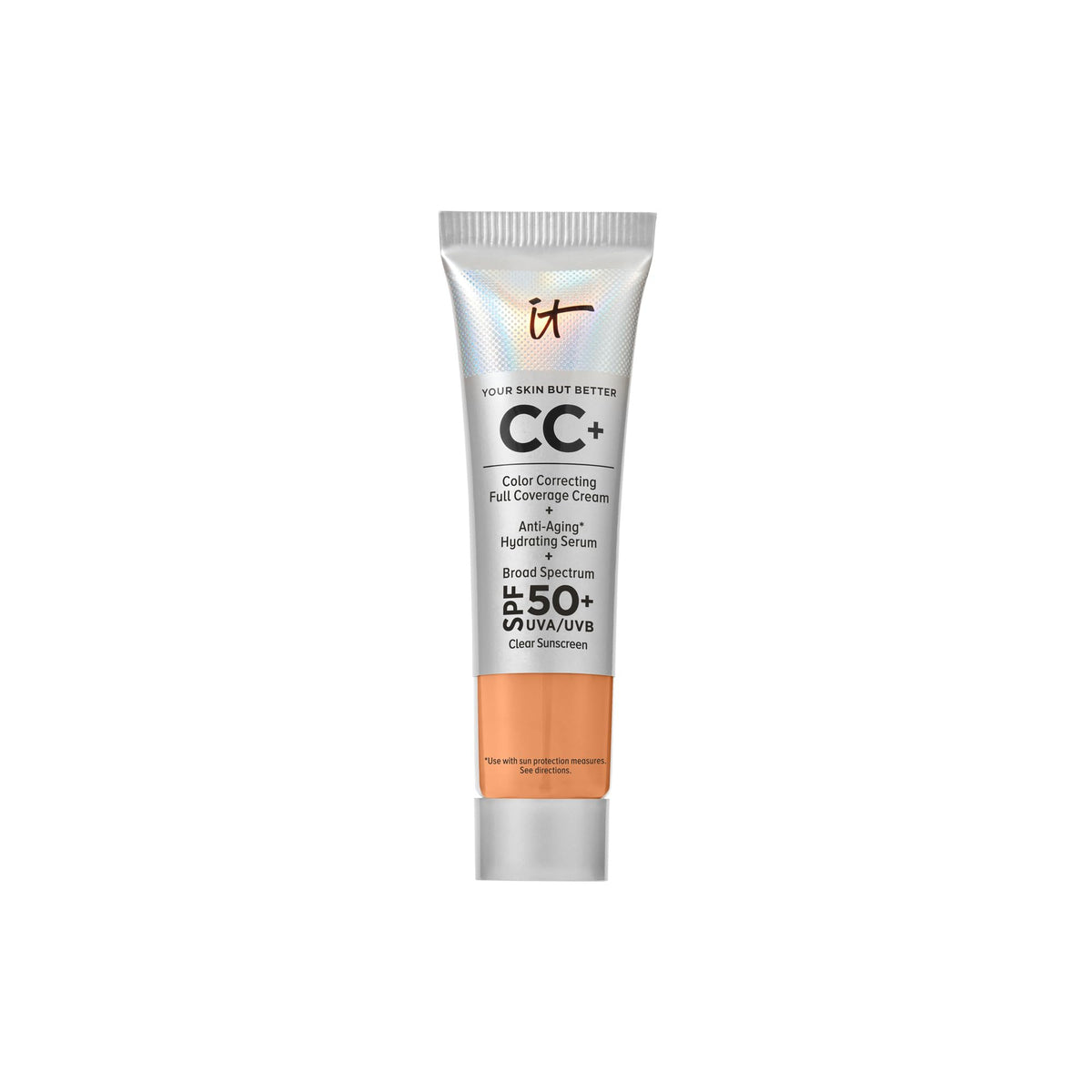 IT Cosmetics Mini CC+ Cream with SPF 50+ Full Coverage Natural Foundation