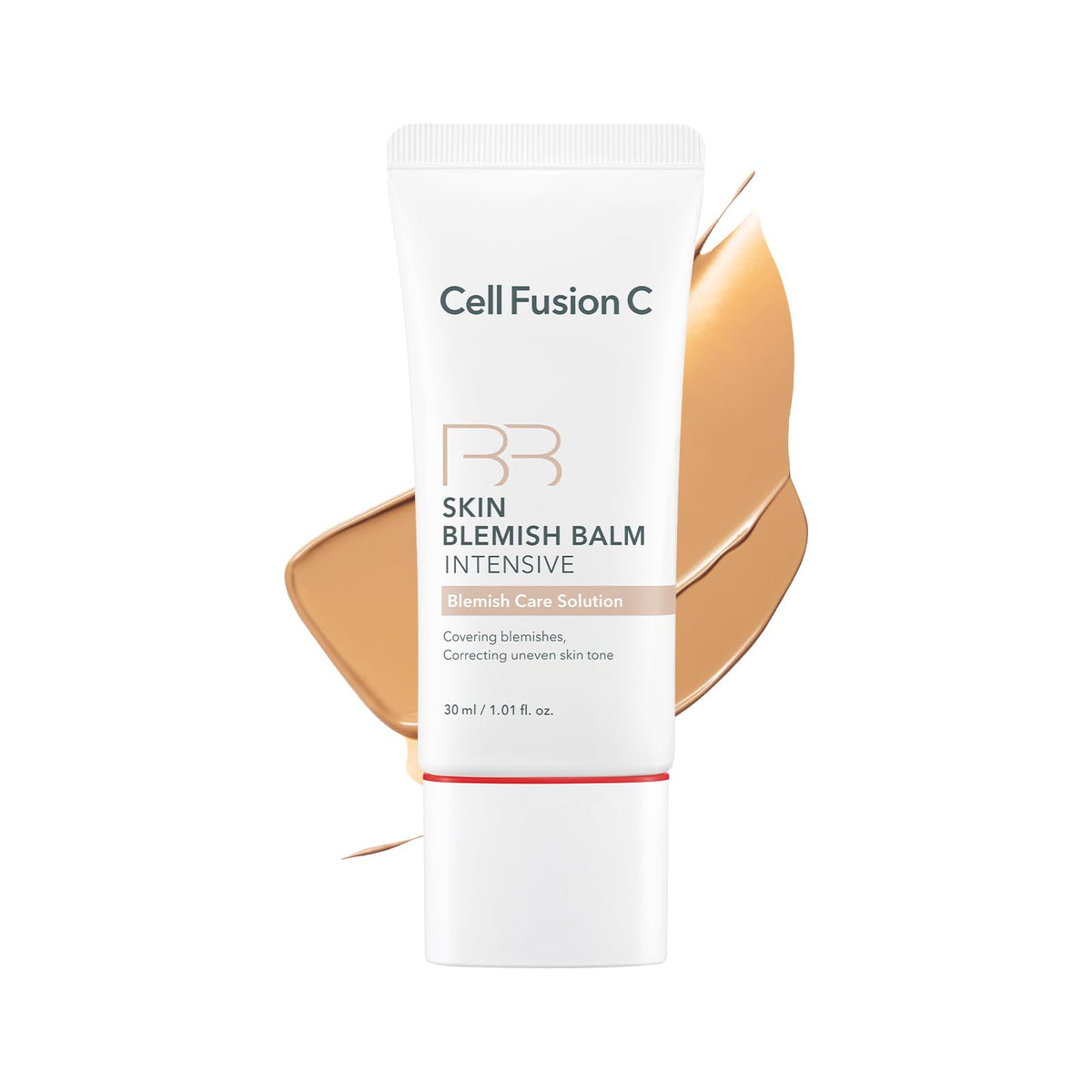 Cell Fusion C Skin Blemish Balm No.23 Signature Beige - Light/Medium, Lightweight BB Cream with Ceramide, Tinted Moisturizer for Sensitive Skin, SPF-Free, Korean Makeup, 1.01 fl.oz.