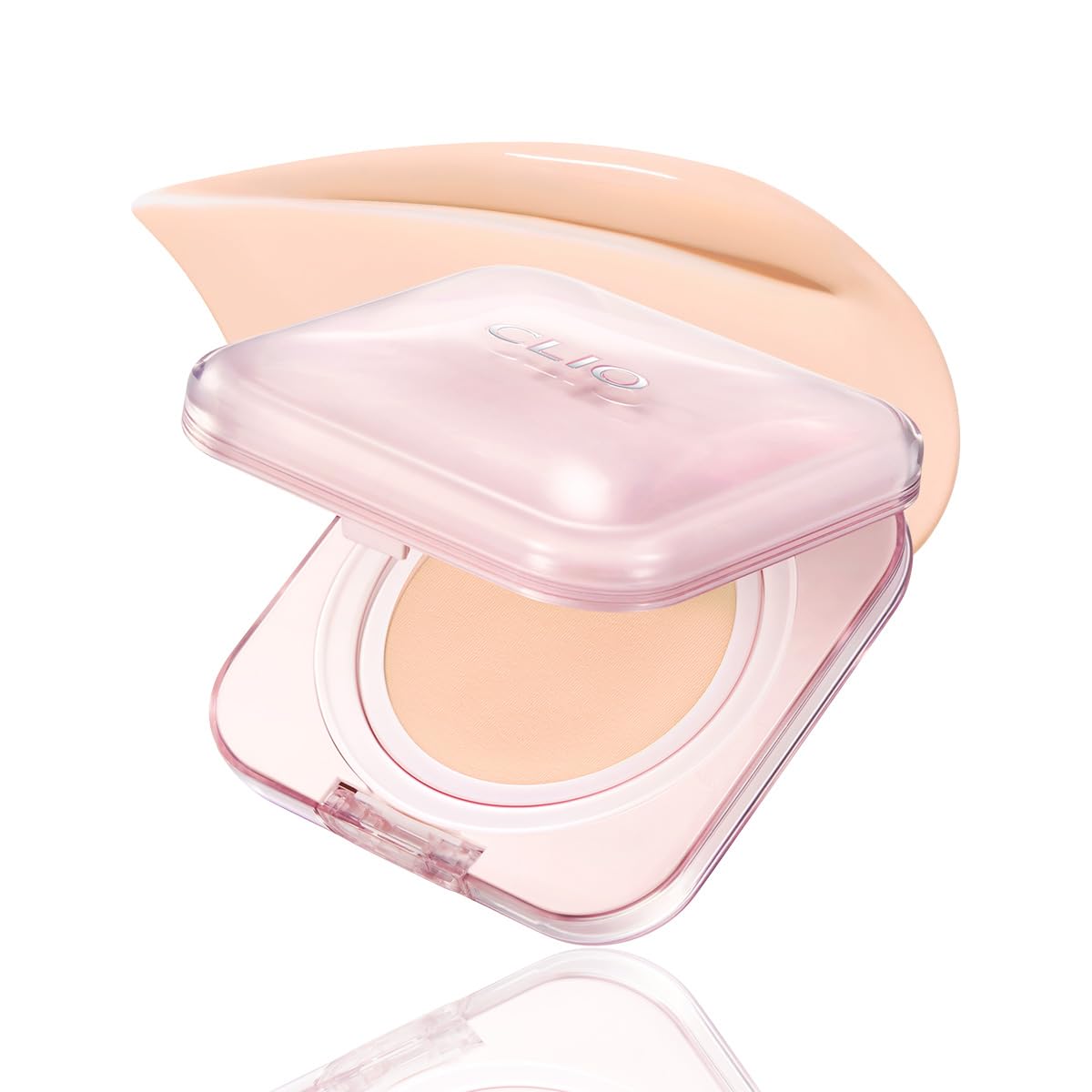 CLIO Kill Cover Mesh Glow Essential Cushion Foundation, Buildable Ultra-Fit Coverage with Glow Finish, Long-Lasting Hydration, Flawless Cover for Sensitive & Dry Skin, Korean Foundation (23N GINGER)