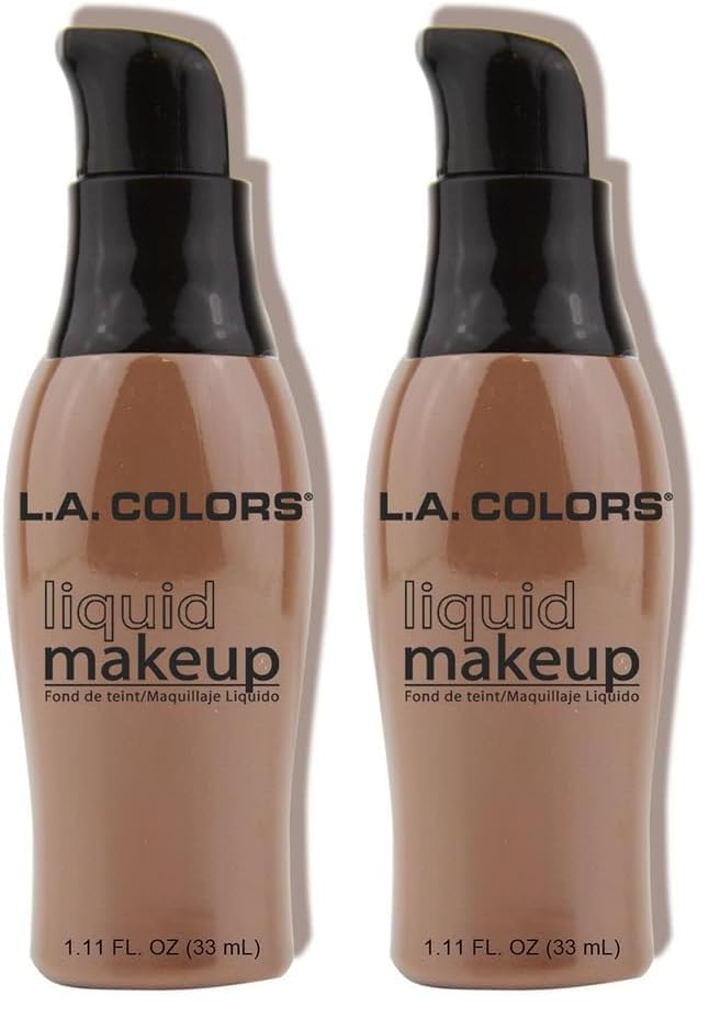 L.A. COLORS Pump Liquid Makeup, Black Walnut CLM288A