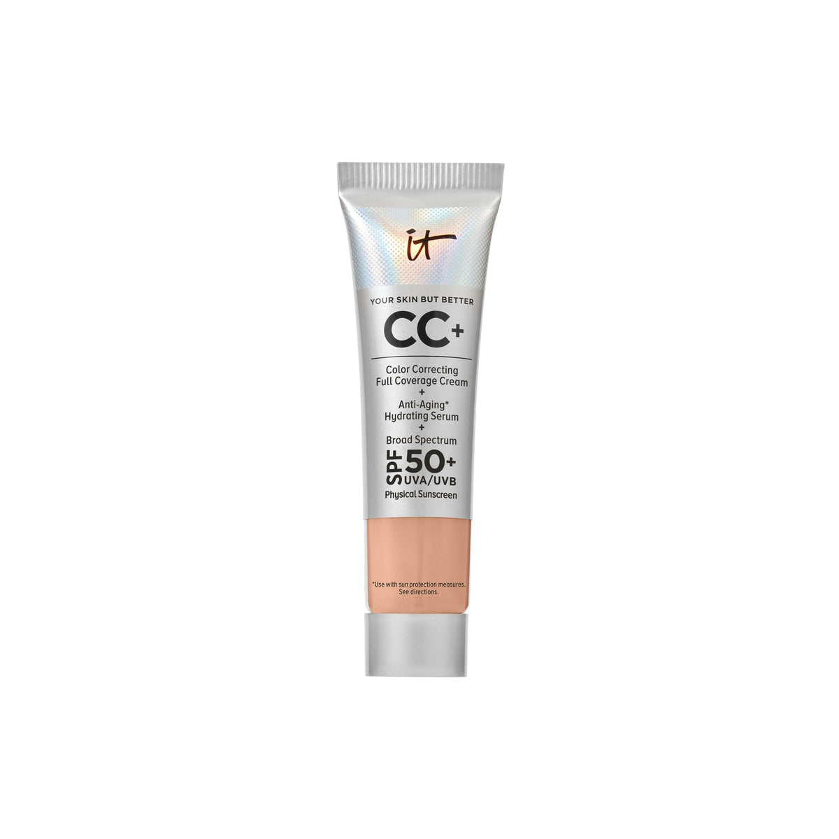 IT Cosmetics Mini CC+ Cream with SPF 50+ Full Coverage Natural Foundation