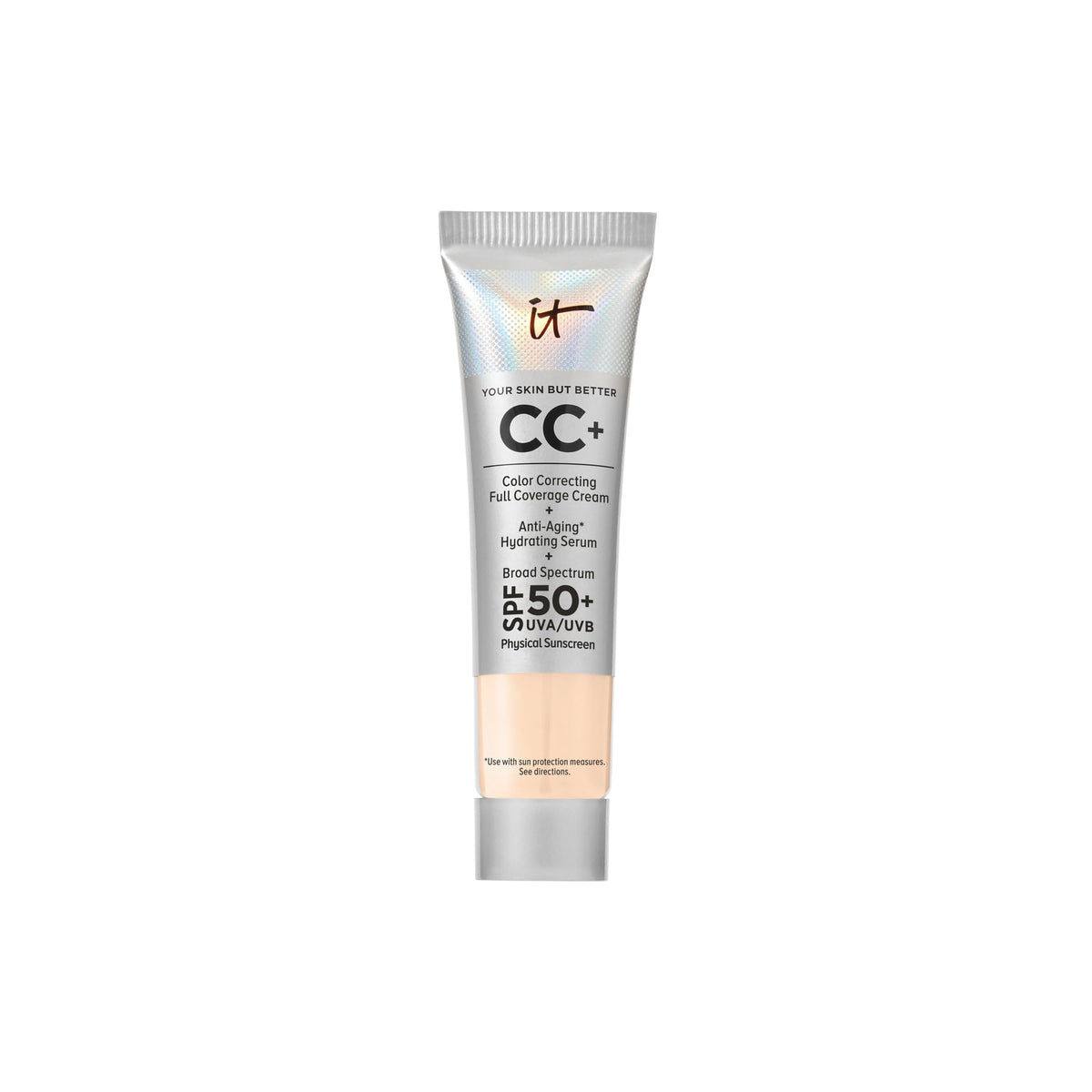IT Cosmetics Mini CC+ Cream with SPF 50+ Full Coverage Natural Foundation