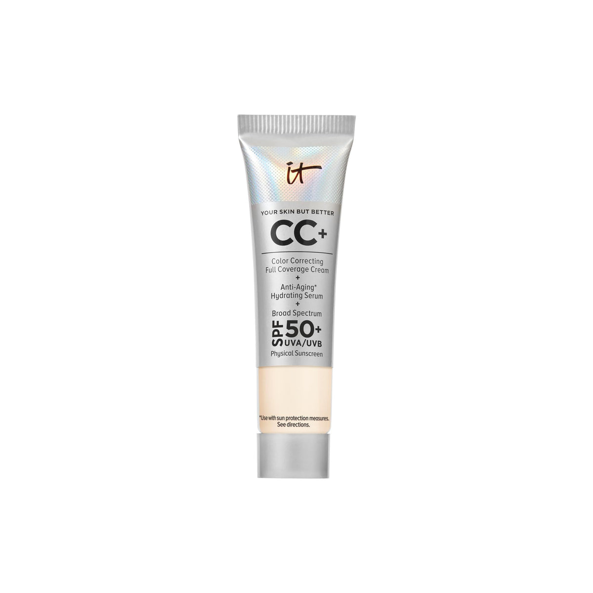 IT Cosmetics Mini CC+ Cream with SPF 50+ Full Coverage Natural Foundation