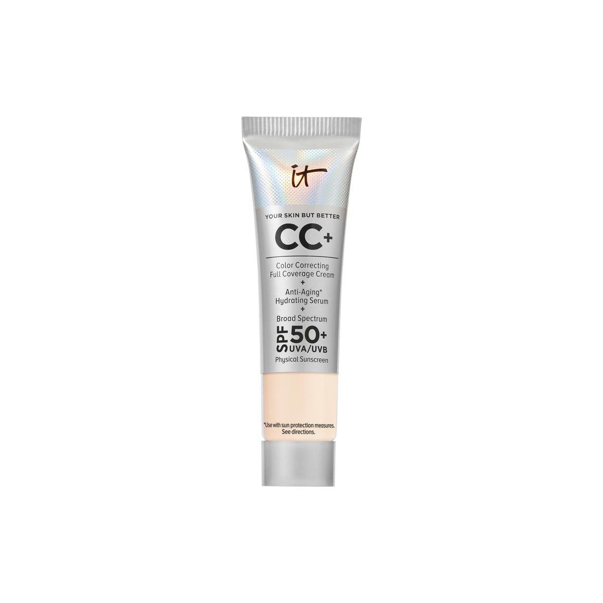IT Cosmetics Mini CC+ Cream with SPF 50+ Full Coverage Natural Foundation