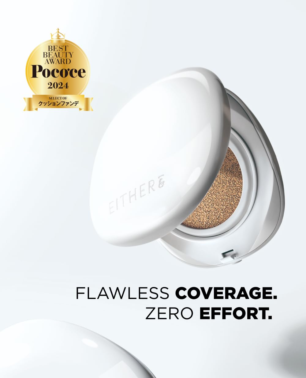EITHER& Glow Pixel Cushion Foundation, Korean Skin Care, Make Up, 34N