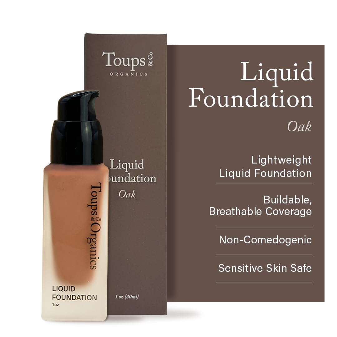 Toups & Co Liquid Foundation Magnolia - Neutral | Lightweight & Breathable Buildable Coverage | Aloe Vera, Shea Butter & Herbal Extracts | Non-Comedogenic, Long-Lasting, Sensitive Skin Safe