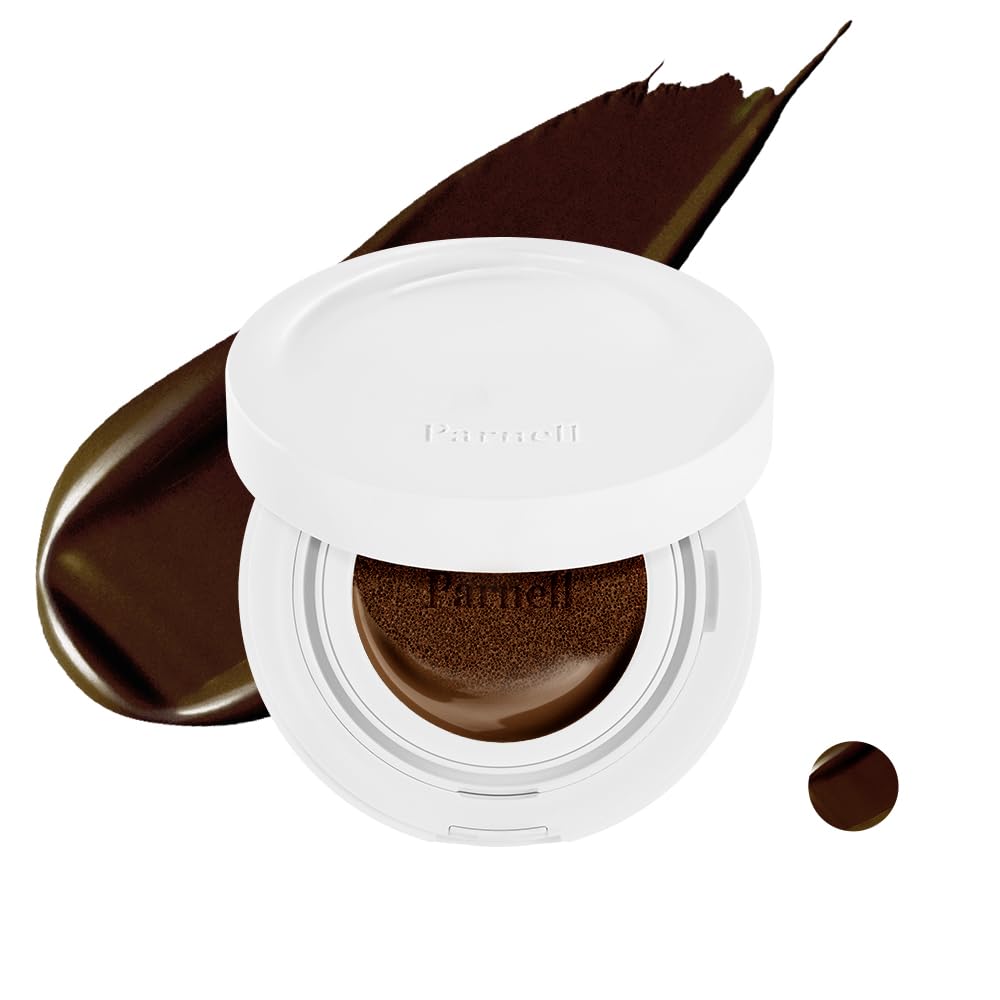 Parnell Cicamanu Serum Cushion - Moisturizing Foundation for Soothing, Coverage, Glass Skin and Lightweight for Sensitive and Dry Skin Pearl Skin (0.52 Fl Oz)(24N)