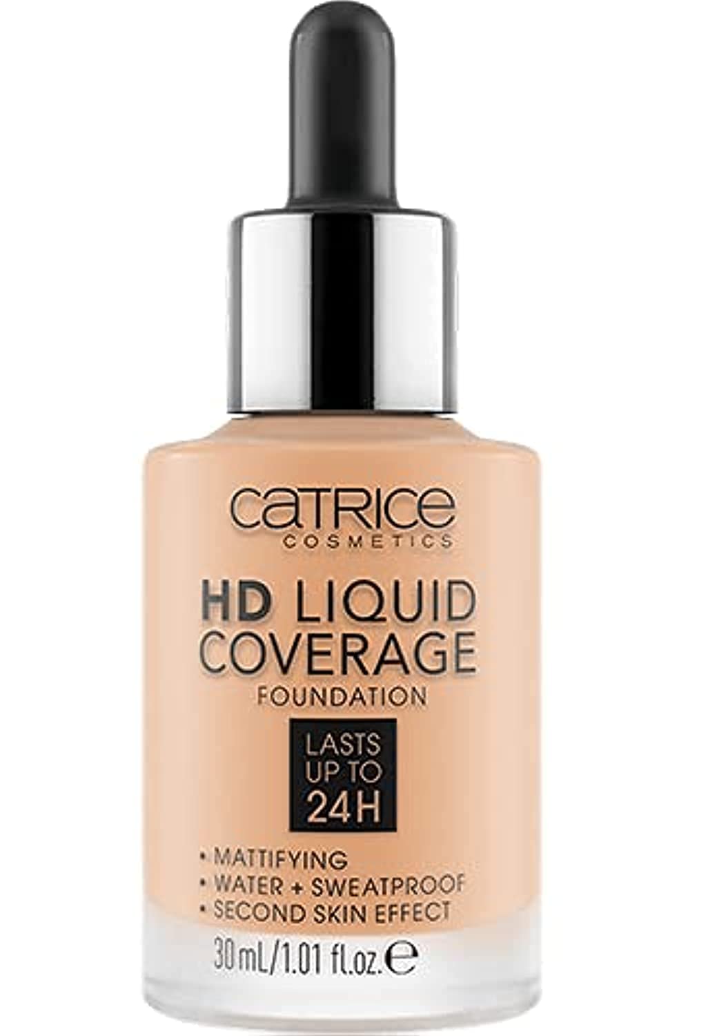 Catrice HD Liquid Coverage Foundation, 24HR Wear (010 | Light Beige)