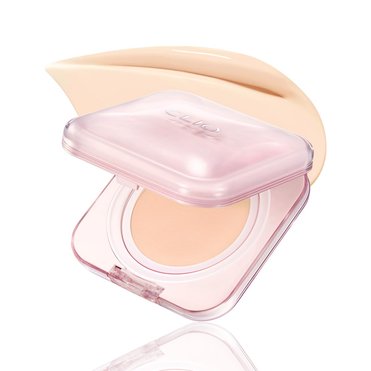 CLIO Kill Cover Mesh Glow Essential Cushion Foundation, Buildable Ultra-Fit Coverage with Glow Finish, Long-Lasting Hydration, Flawless Cover for Sensitive & Dry Skin, Korean Foundation (23N GINGER)