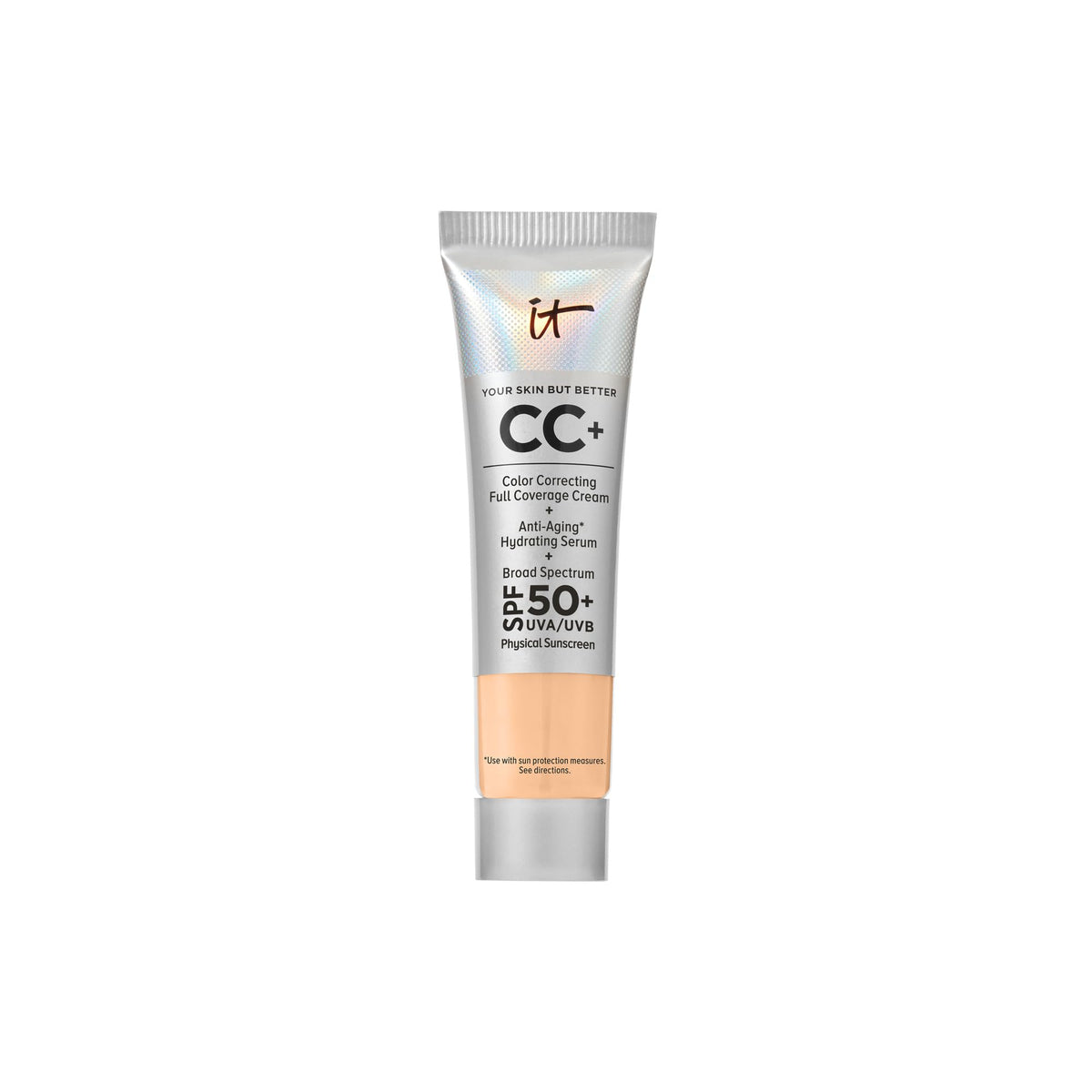 IT Cosmetics Mini CC+ Cream with SPF 50+ Full Coverage Natural Foundation