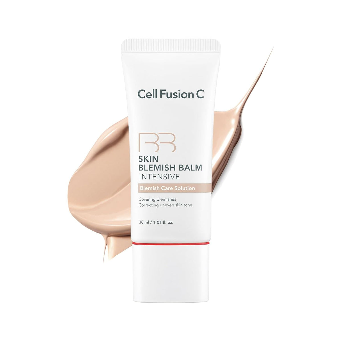 Cell Fusion C Skin Blemish Balm No.23 Signature Beige - Light/Medium, Lightweight BB Cream with Ceramide, Tinted Moisturizer for Sensitive Skin, SPF-Free, Korean Makeup, 1.01 fl.oz.