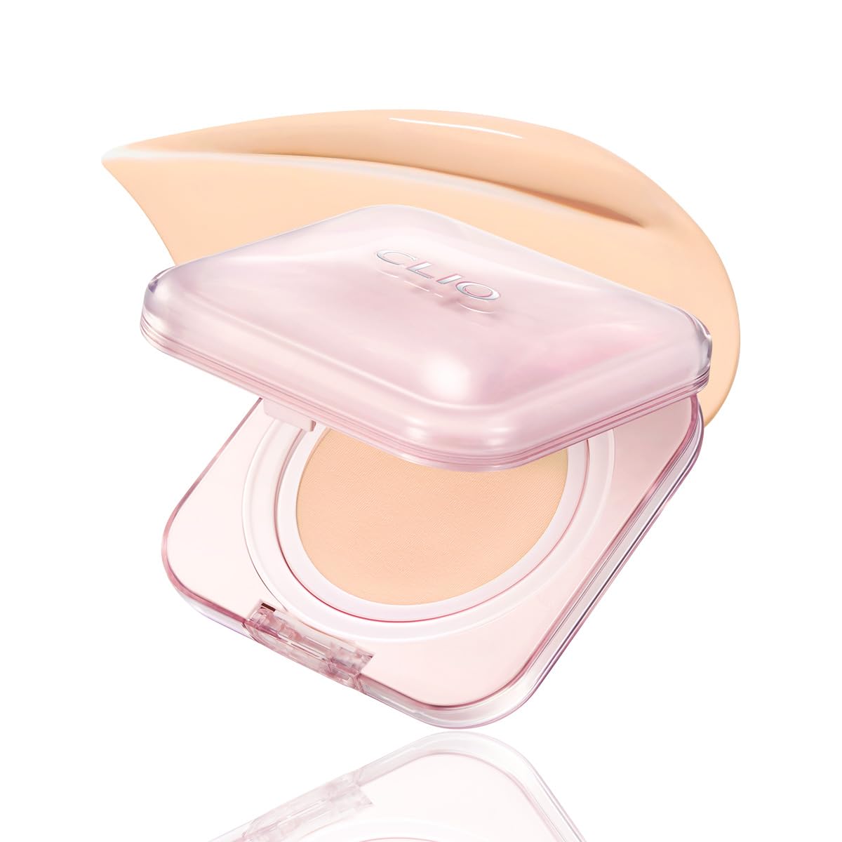 CLIO Kill Cover Mesh Glow Essential Cushion Foundation, Buildable Ultra-Fit Coverage with Glow Finish, Long-Lasting Hydration, Flawless Cover for Sensitive & Dry Skin, Korean Foundation (23N GINGER)