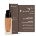 Toups & Co Liquid Foundation Magnolia - Neutral | Lightweight & Breathable Buildable Coverage | Aloe Vera, Shea Butter & Herbal Extracts | Non-Comedogenic, Long-Lasting, Sensitive Skin Safe