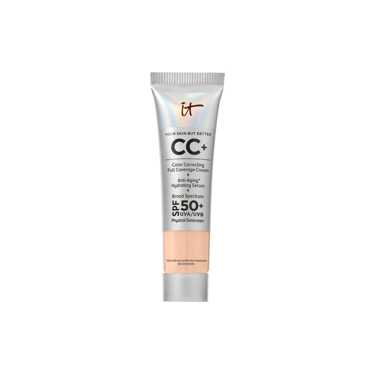 IT Cosmetics Mini CC+ Cream with SPF 50+ Full Coverage Natural Foundation