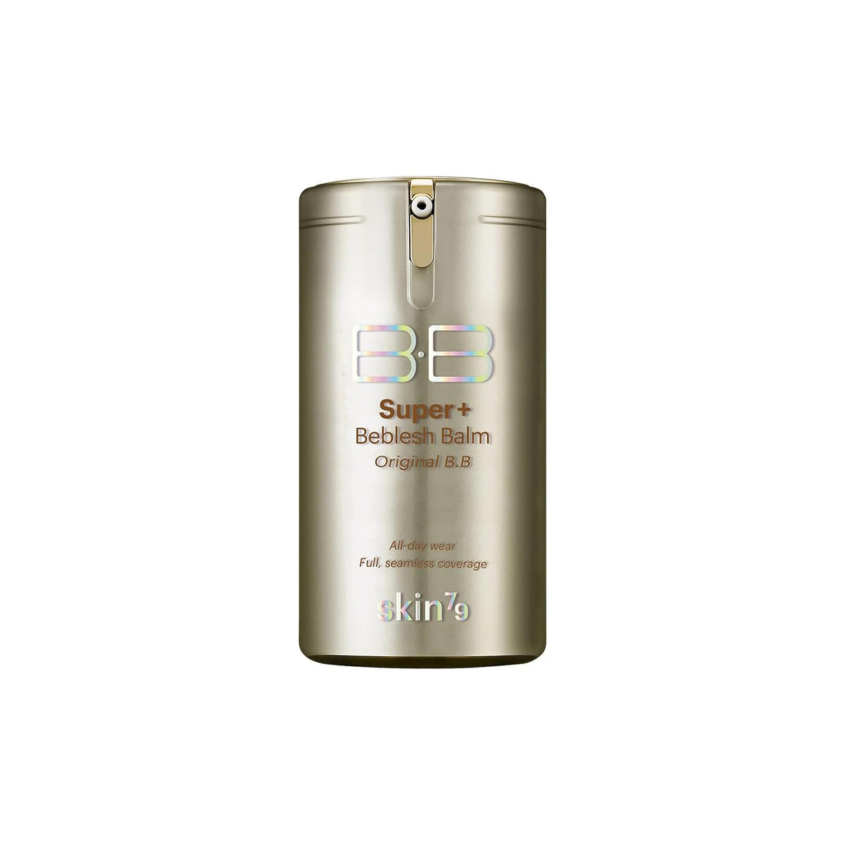 SKIN79 Gold BB Super Plus Beblesh Balm Cream 40g 1 Pack - Made in Korea, US Exclusive Version K Beauty Flawless Radiant Base Foundation Makeup Blemish Cover Tinted Moisturizer Natural 21 Color