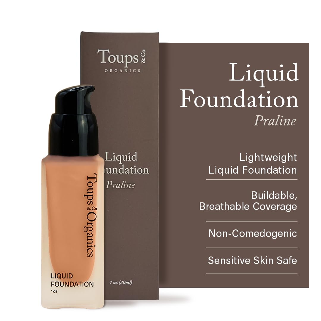 Toups & Co Liquid Foundation Magnolia - Neutral | Lightweight & Breathable Buildable Coverage | Aloe Vera, Shea Butter & Herbal Extracts | Non-Comedogenic, Long-Lasting, Sensitive Skin Safe