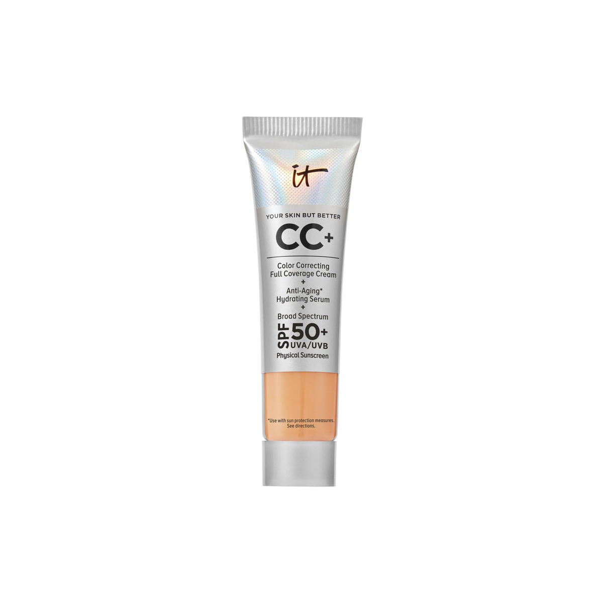 IT Cosmetics Mini CC+ Cream with SPF 50+ Full Coverage Natural Foundation