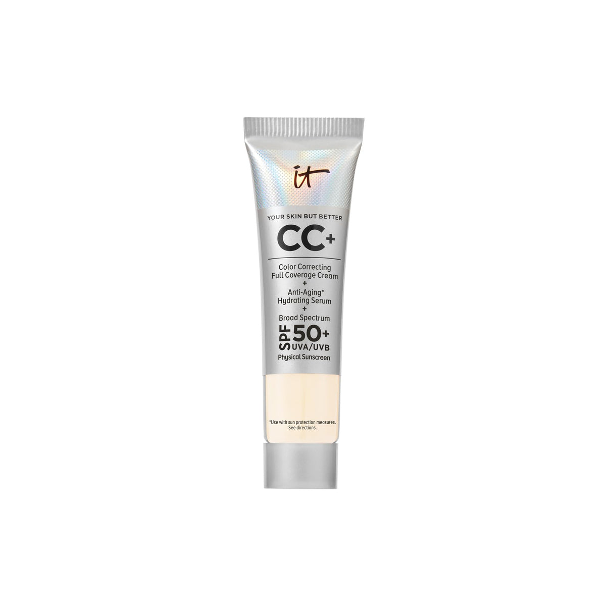 IT Cosmetics Mini CC+ Cream with SPF 50+ Full Coverage Natural Foundation