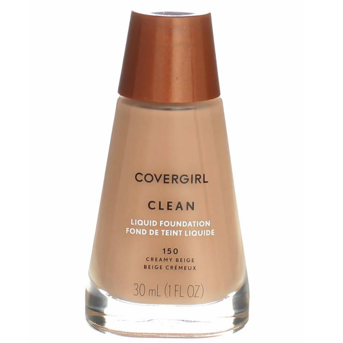 COVERGIRL Clean Liquid Foundation, Perfect Beige 148, Pack of 1