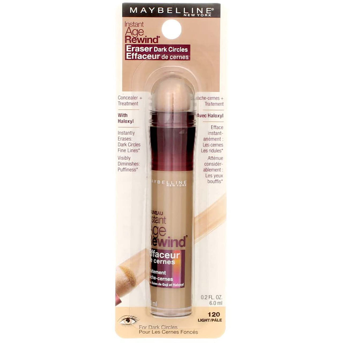 Maybelline Instant Age Rewind Eraser Foundation with SPF 20 and Moisturizing ProVitamin B5, 300, 1 Count (Packaging May Vary)