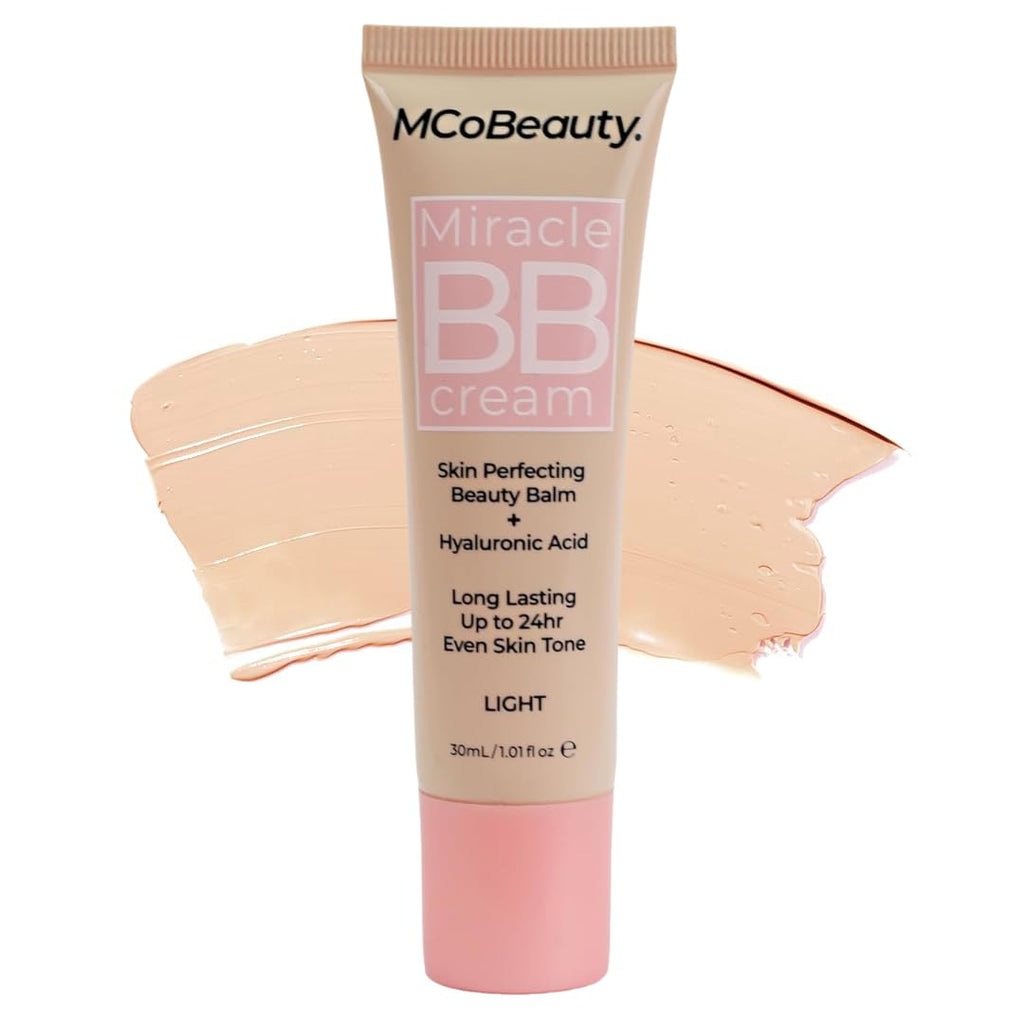 MCoBeauty Miracle BB Cream Skin Tint Foundation & Primer - Light