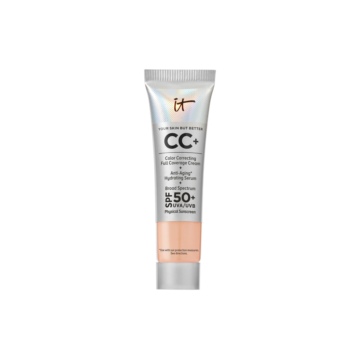 IT Cosmetics Mini CC+ Cream with SPF 50+ Full Coverage Natural Foundation