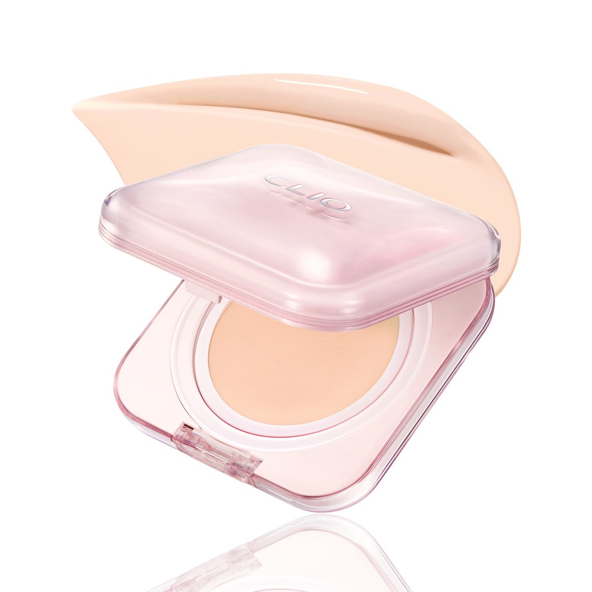 CLIO Kill Cover Mesh Glow Essential Cushion Foundation, Buildable Ultra-Fit Coverage with Glow Finish, Long-Lasting Hydration, Flawless Cover for Sensitive & Dry Skin, Korean Foundation (23N GINGER)