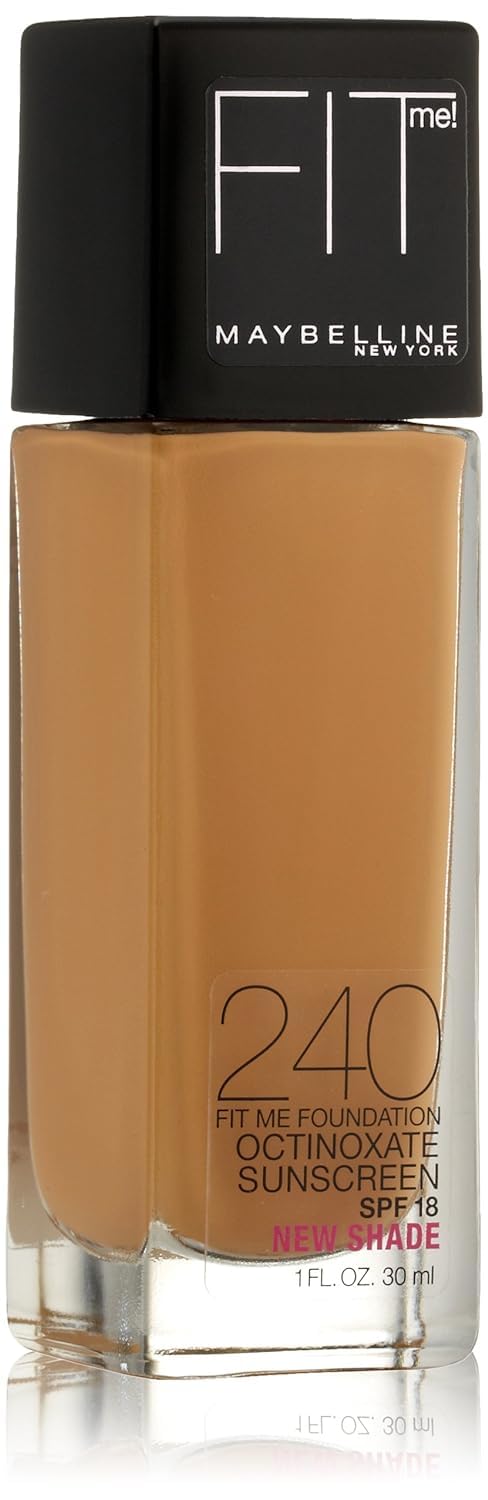 Maybelline Fit Me Dewy + Smooth Liquid Foundation Makeup, Classic Ivory, 1 Count (Packaging May Vary)