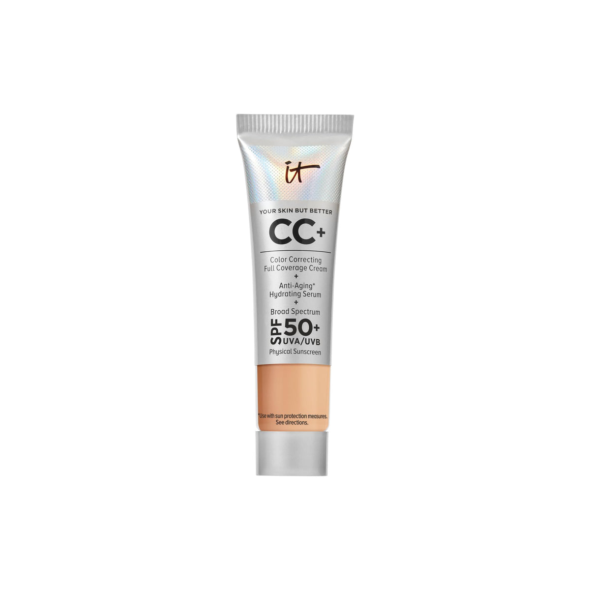 IT Cosmetics Mini CC+ Cream with SPF 50+ Full Coverage Natural Foundation