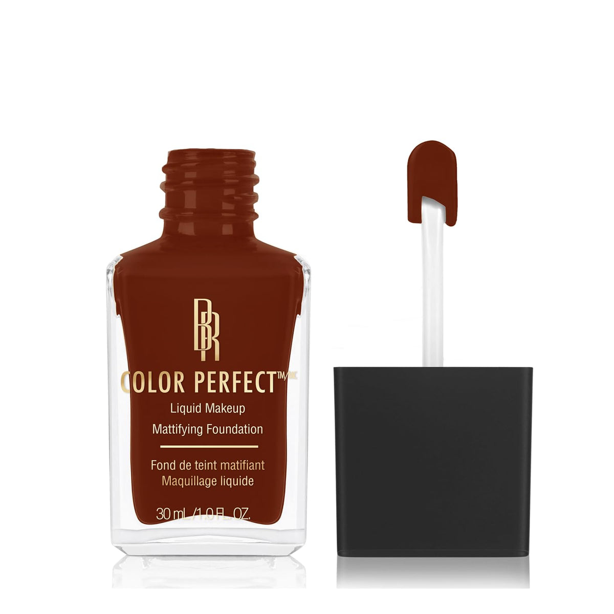 Black Radiance Color Perfect Liquid Full Coverage Foundation Makeup, Toffee, 1 Ounce