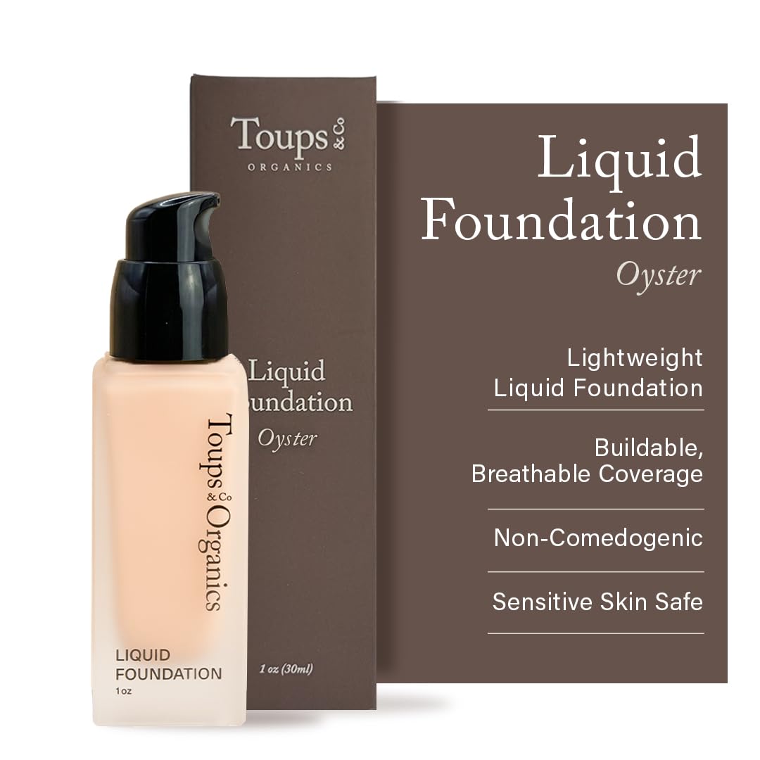 Toups & Co Liquid Foundation Magnolia - Neutral | Lightweight & Breathable Buildable Coverage | Aloe Vera, Shea Butter & Herbal Extracts | Non-Comedogenic, Long-Lasting, Sensitive Skin Safe