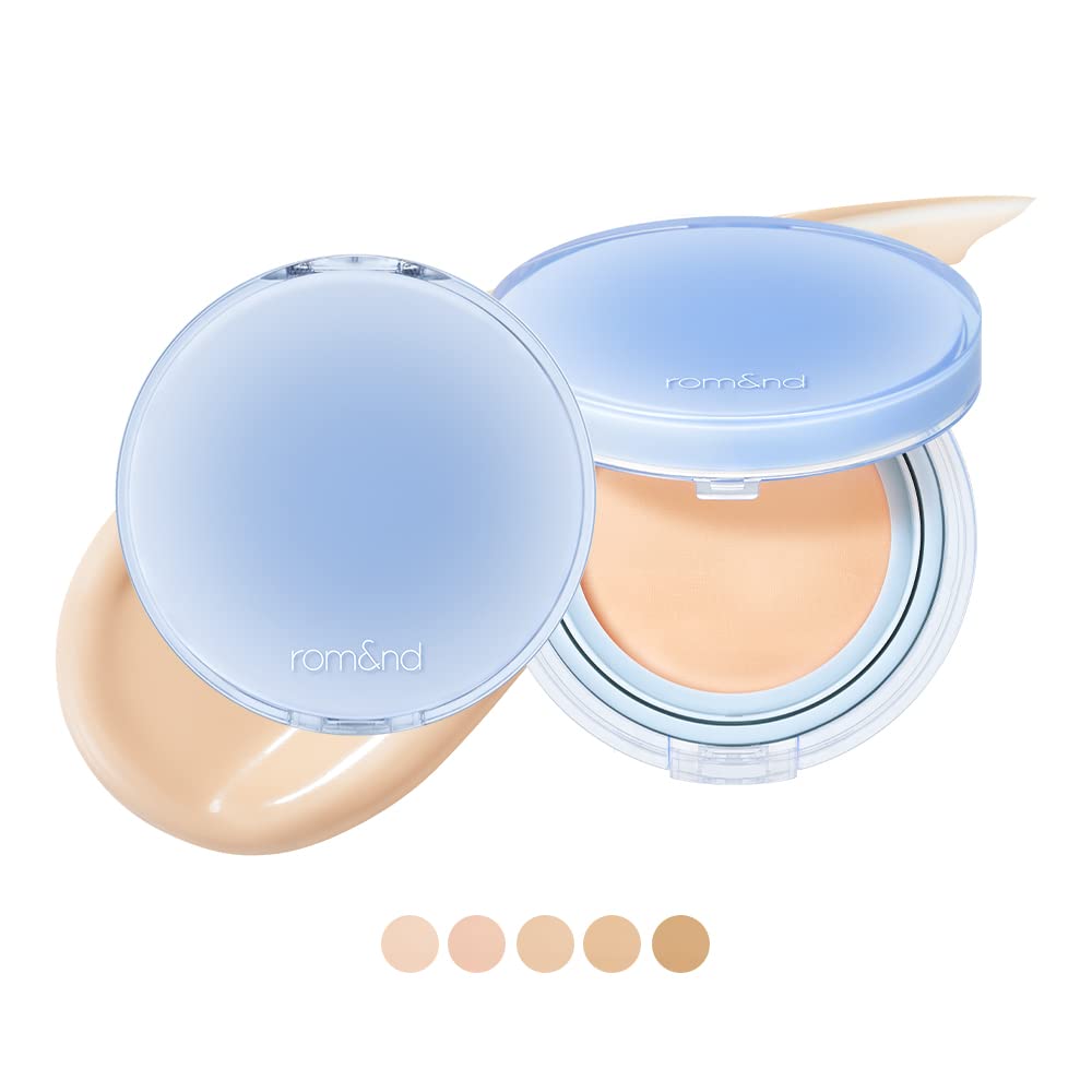 rom&nd Bare Water Cushion 20g (03 Natural 21), Healthy hydrated, Instant hydration, Comfortable skin, Long lasting, Extra moist, Glow, Vegan 0.7055 Ounce