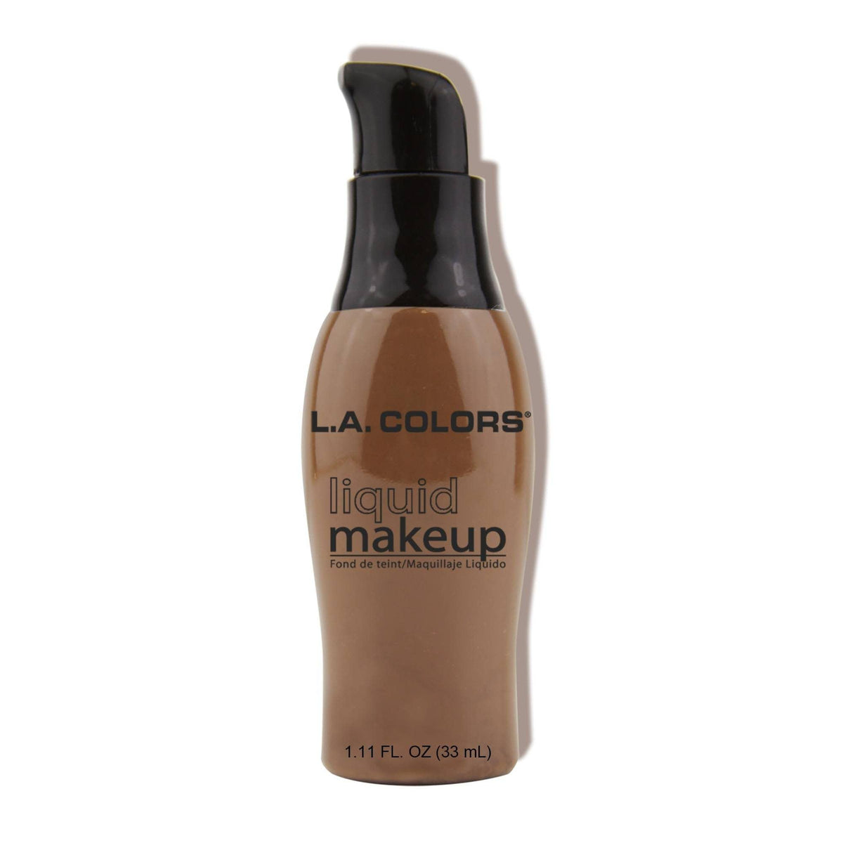 L.A. COLORS Pump Liquid Makeup, Black Walnut CLM288A
