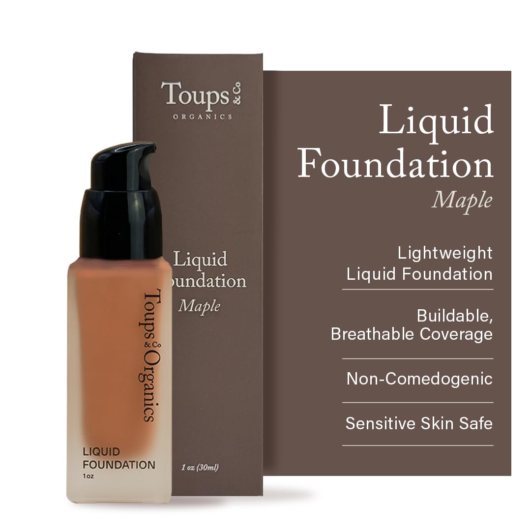 Toups & Co Liquid Foundation Magnolia - Neutral | Lightweight & Breathable Buildable Coverage | Aloe Vera, Shea Butter & Herbal Extracts | Non-Comedogenic, Long-Lasting, Sensitive Skin Safe