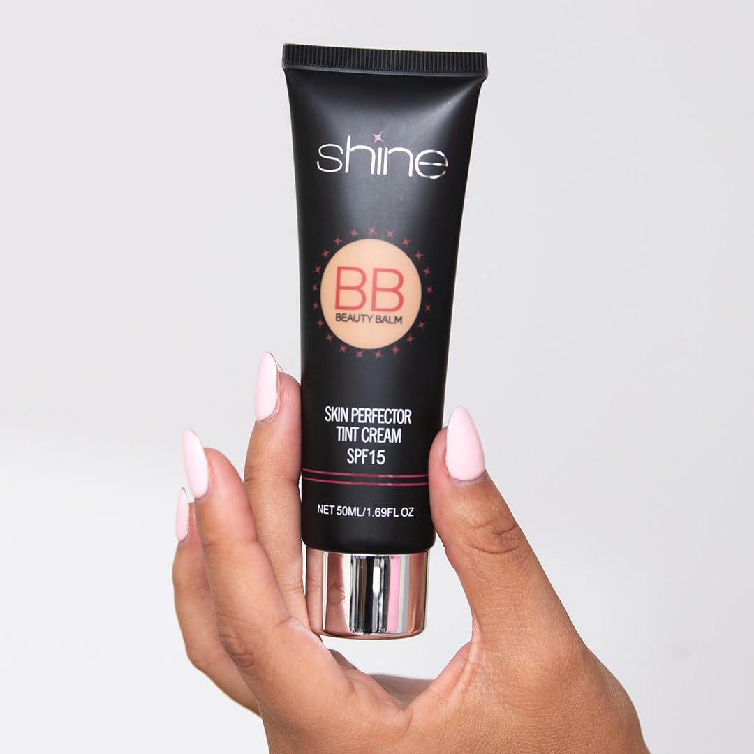 Shine Cosmetics BB Cream - SPF 15, Long-wearing, Blendable Color, Lightweight Finish, No Primer Needed, All Skin Types, Sun Protection, Moisturizing, Makeup Foundation (Empowered)