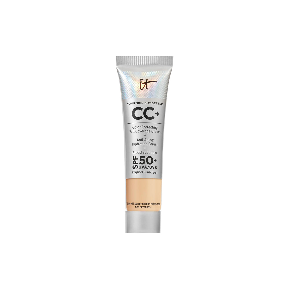 IT Cosmetics Mini CC+ Cream with SPF 50+ Full Coverage Natural Foundation