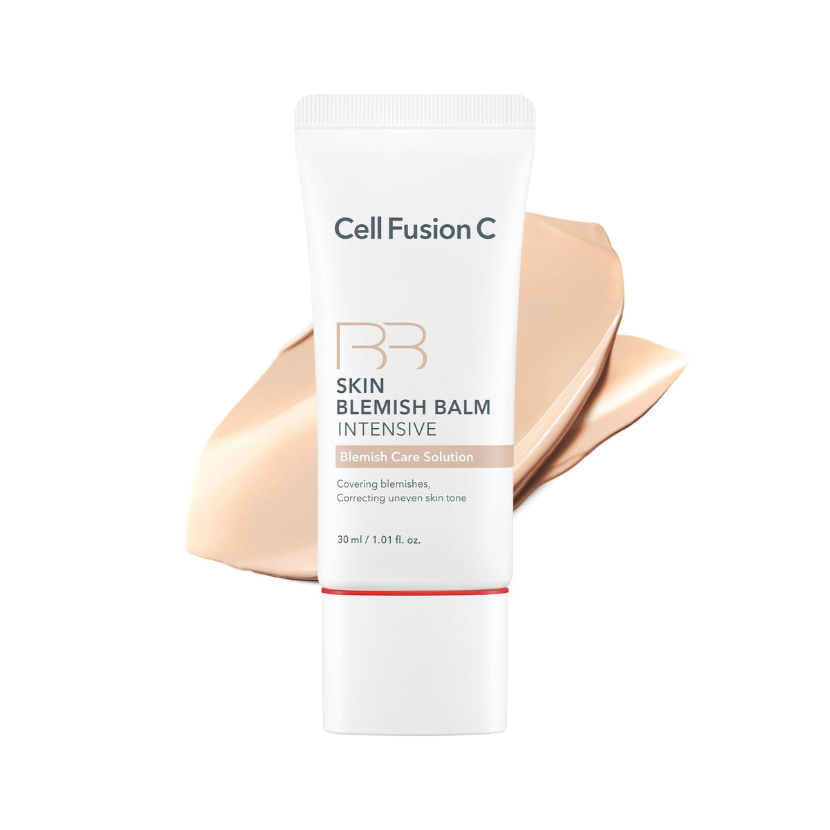 Cell Fusion C Skin Blemish Balm No.23 Signature Beige - Light/Medium, Lightweight BB Cream with Ceramide, Tinted Moisturizer for Sensitive Skin, SPF-Free, Korean Makeup, 1.01 fl.oz.