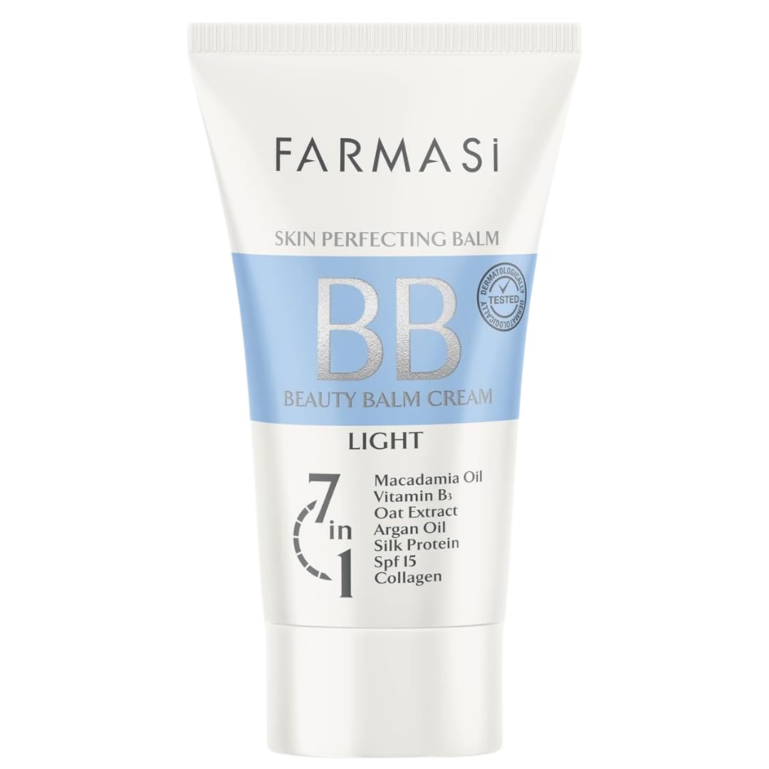 Farmasi BB Cream, SPF 15 Moisturizer Face Makeup, Matte, 03 Medium