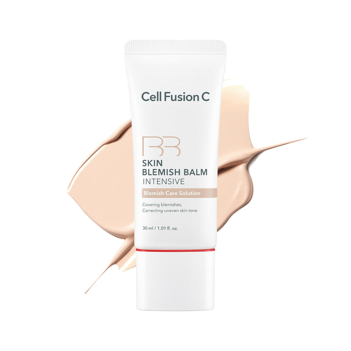 Cell Fusion C Skin Blemish Balm No.23 Signature Beige - Light/Medium, Lightweight BB Cream with Ceramide, Tinted Moisturizer for Sensitive Skin, SPF-Free, Korean Makeup, 1.01 fl.oz.