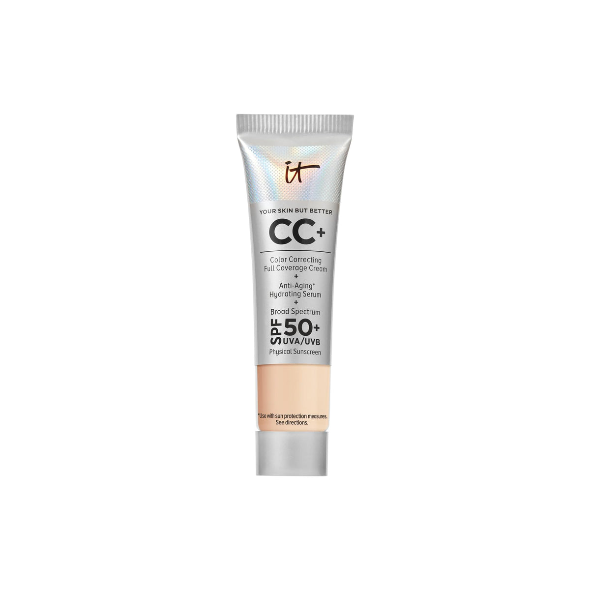 IT Cosmetics Mini CC+ Cream with SPF 50+ Full Coverage Natural Foundation