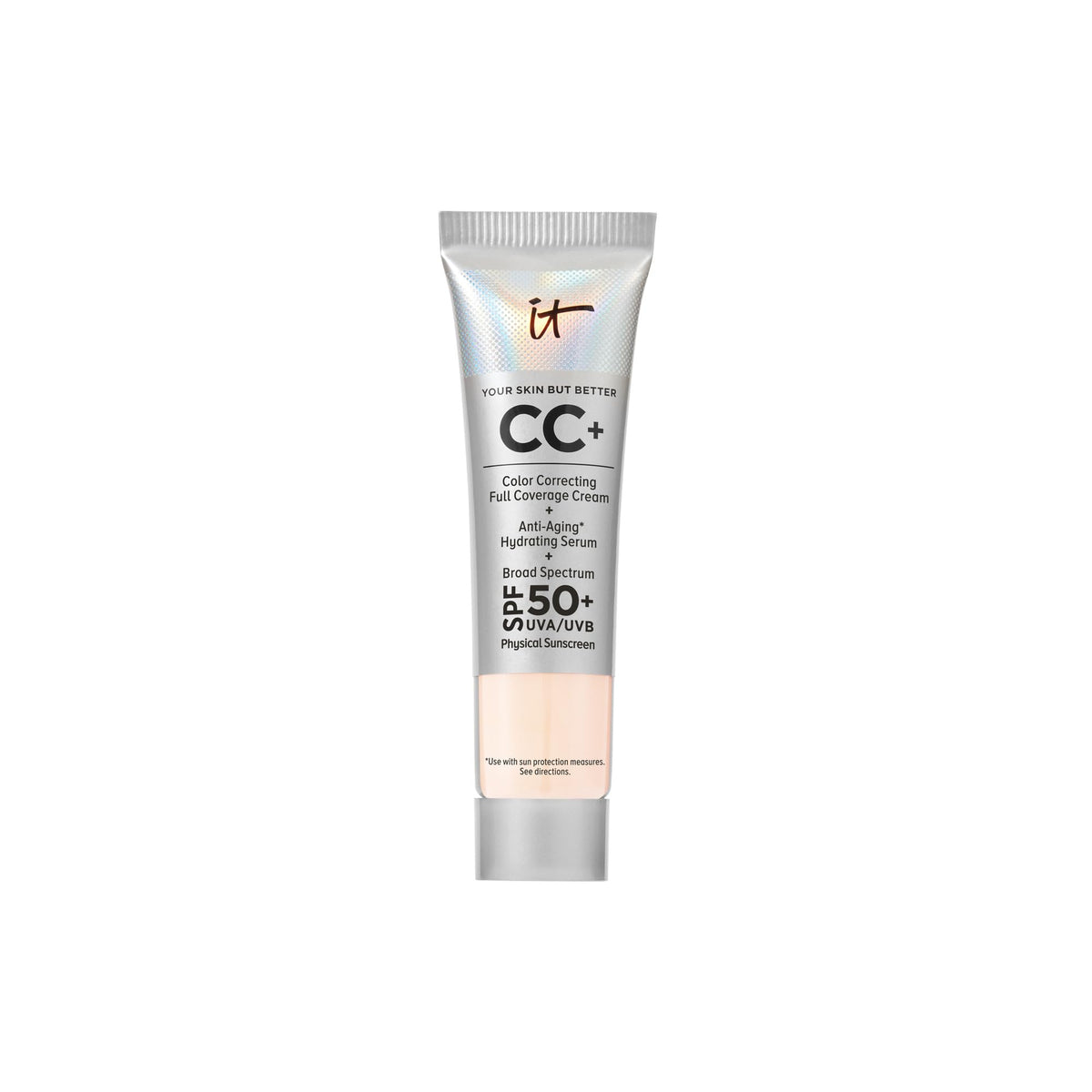 IT Cosmetics Mini CC+ Cream with SPF 50+ Full Coverage Natural Foundation
