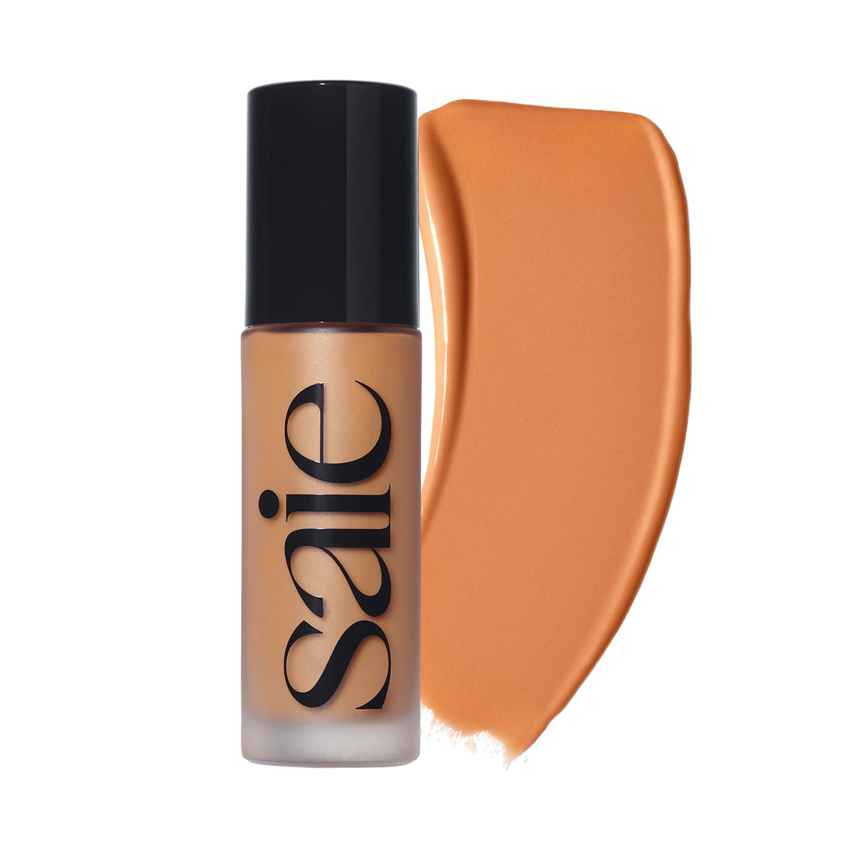 Saie Glowy Super Skin Tint Liquid Foundation - Weightless + Dewy Foundation with Lightweight Medium Coverage - Hydrating Face Makeup + Skin Care Serum Hybrid with Hyaluronic Acid - Shade 7 (1.01 oz)