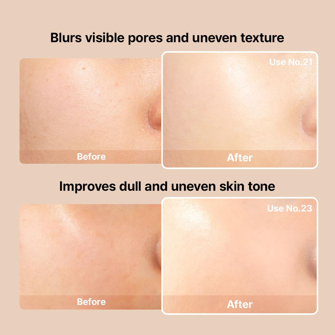 Farmstay Black Snail & Peptide 9 Perfect Cushion Foundation | Full Coverage, Lightweight, Skin-Fit, Smooth Radiant Finish, Korean Cushion Foundation (#23 Natural Beige, 0.53 Fl Oz)