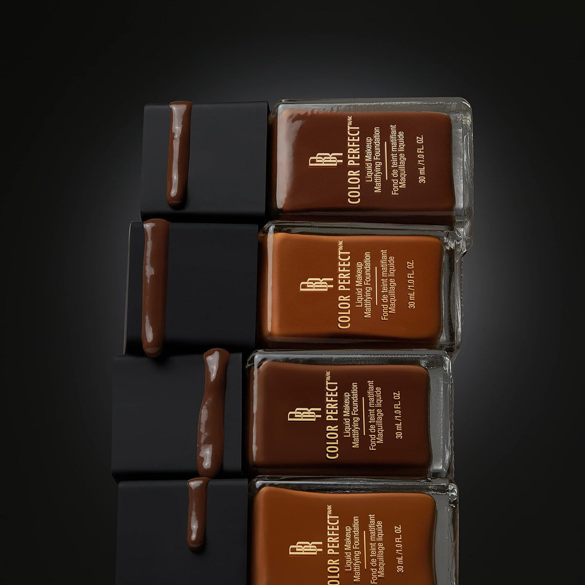 Black Radiance Color Perfect Liquid Full Coverage Foundation Makeup, Toffee, 1 Ounce