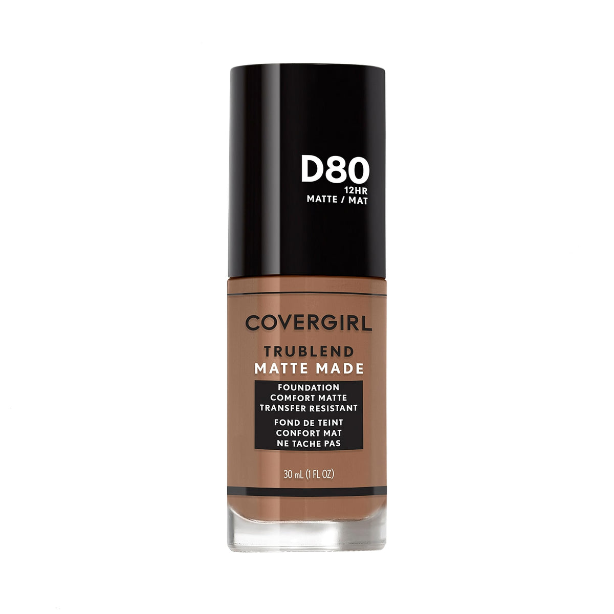 COVERGIRL TruBlend Matte Made Liquid Foundation, Classic Ivory, 1 Fl Oz (Pack of 1)