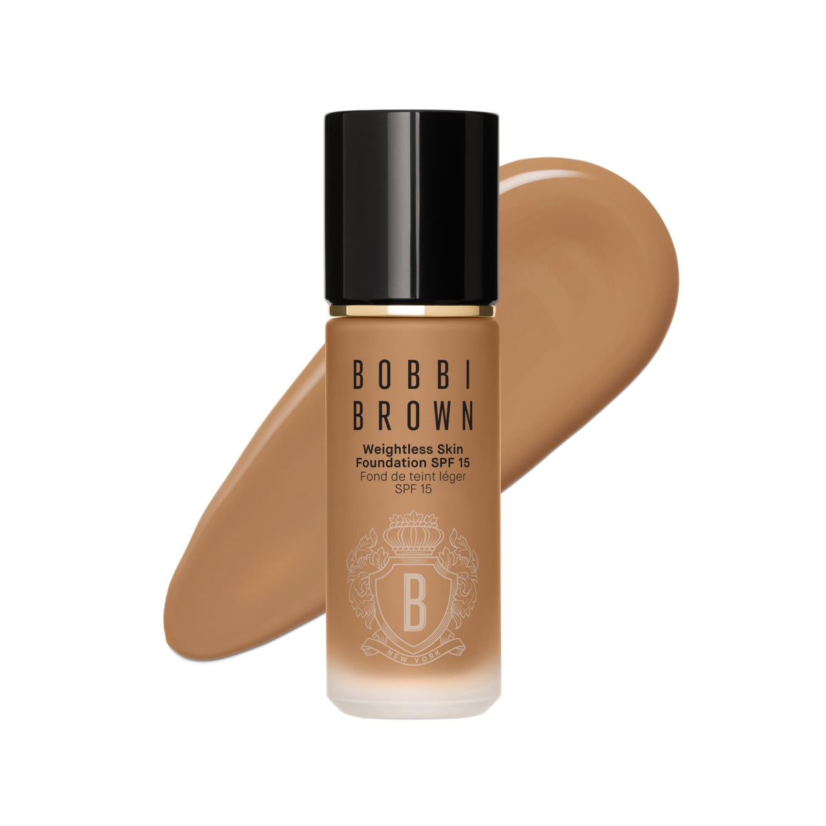 Bobbi Brown Weightless Skin Foundation SPF 15 | Oil-Controlling Liquid Foundation with 24-Hour Hydration | Medium Coverage Natural Matte Finish for All Skin Types