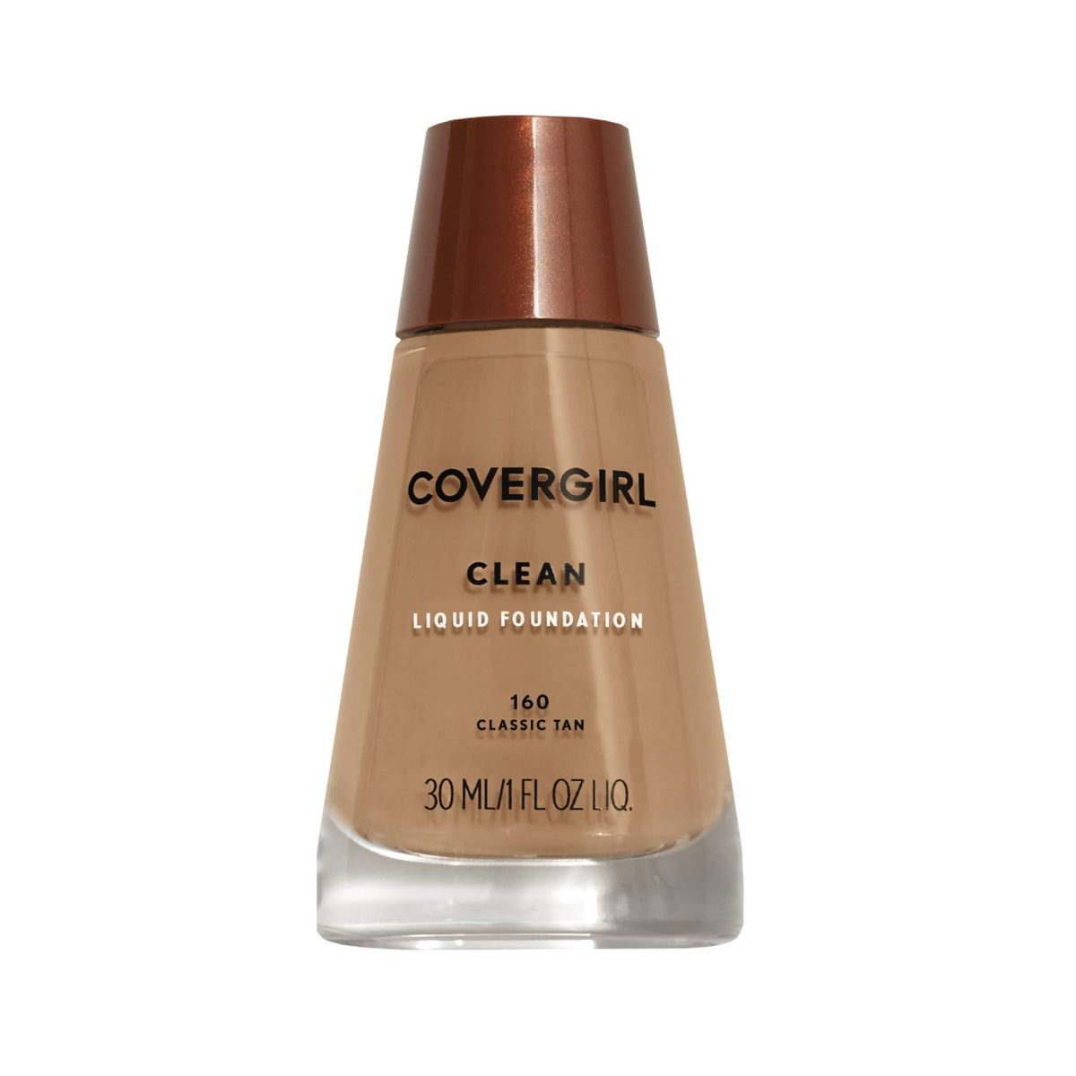 COVERGIRL Clean Liquid Foundation, Perfect Beige 148, Pack of 1